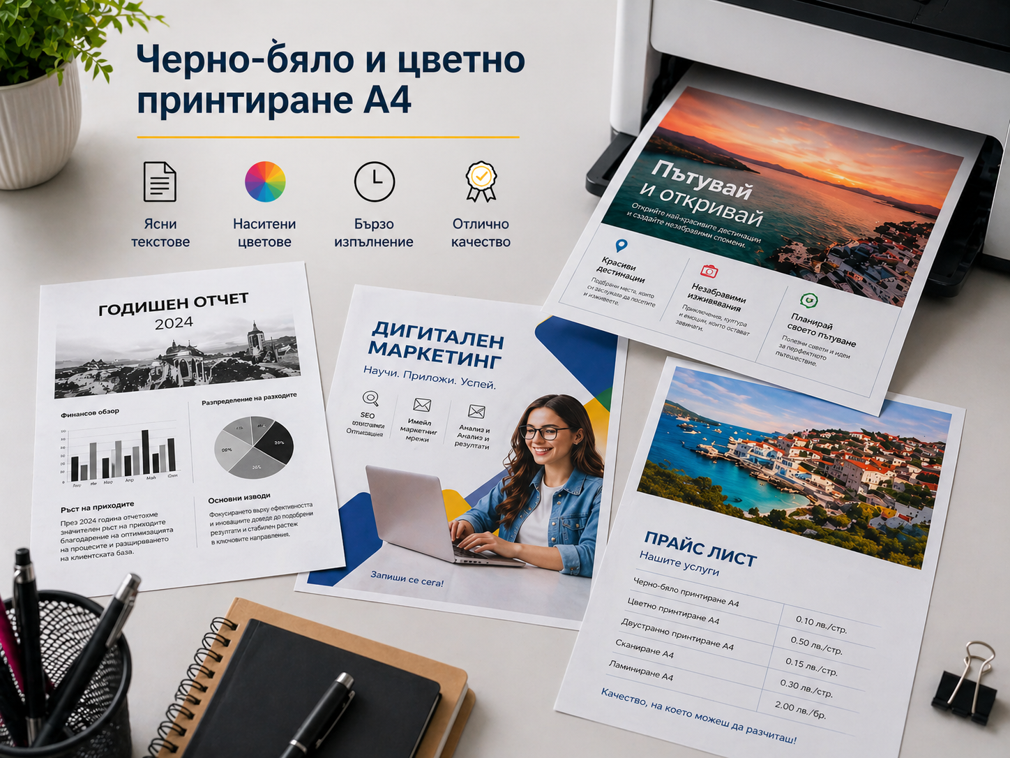 А4 принтиране